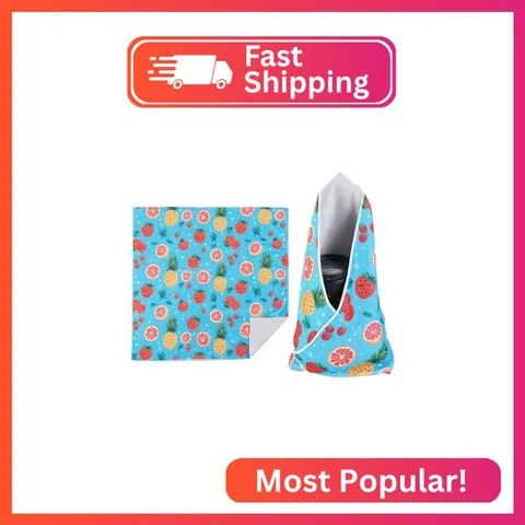 Walking Way Self-Adhesive Magic Cloth Makeup Bag, Portable Protective Cosmetic P