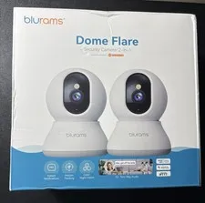 blurams A31 2K PTZ Indoor Wi‑Fi Camera 2‑Pack, Color Night Vision, 2‑Way