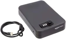 Portable Security Lock Box Safe with Combination Lock for Documents & Valuables