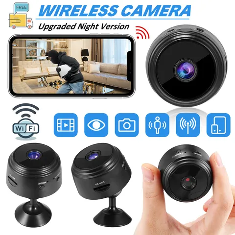Mini Camara Oculta De Seguridad Espia WiFi 1080P Inalambrica Con Audio y Video