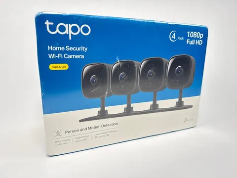 TP-Link Tapo C101 1080P Indoor Security Camera 4 Pack Night Vision