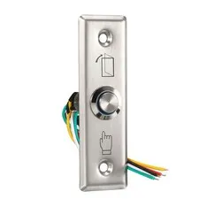 Door Release Button NO/NC/COM Switch Panel w LED Indicator 91x28mm 12V