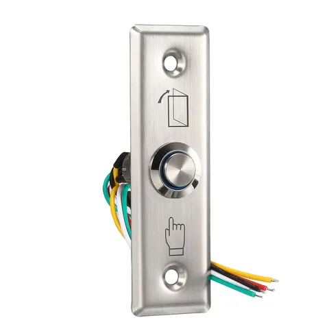 Door Release Button NO/NC/COM Switch Panel w LED Indicator 91x28mm 12V
