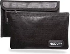 Small Fireproof Bag,  5 X 8 Inches Non-Itchy Fireproof Money Cash Bag, Bank Set