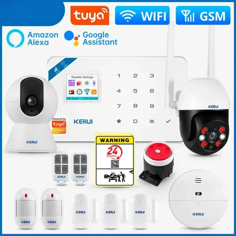 Alarm System Secutrity Home Smart Motion Detector Door Sensor Burglar IP Camera