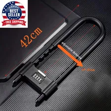 Glass Door U-Shaped Lock Four Position Combination Padlock Adjustable Buckle Ant