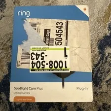 NEW! Ring Spotlight Cam Plus, Battery Two-Way Talk, Color Night Vision and Siren
