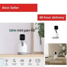 Blink Mini Pan-Tilt Camera - Smart Security Camera with Audio