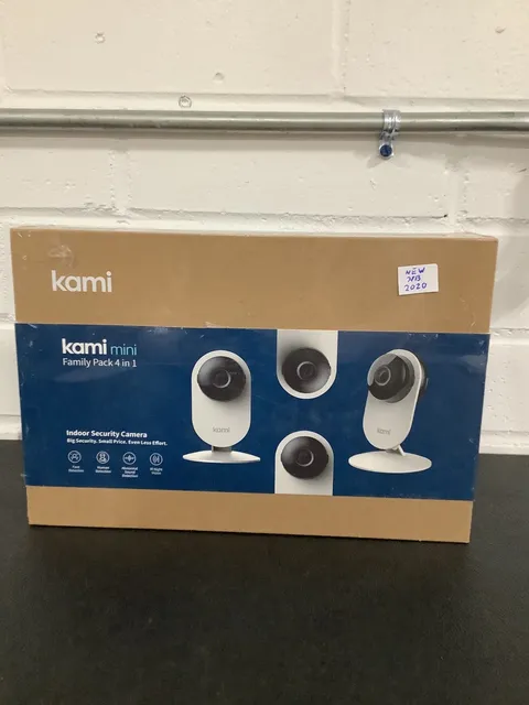 Kami mini Indoor Security Cameras Family Pack 4 in 1—Face detection 1080p