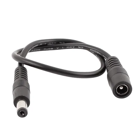 0.3 Meter 0.9ft DC M/F 5.5 x 2.1mm Cable Extension Connector For CCTV Camera