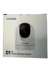 Cinnado D1 2K Indoor Security Camera WiFi Home PTZ IP Monitor Baby Pet Open Box