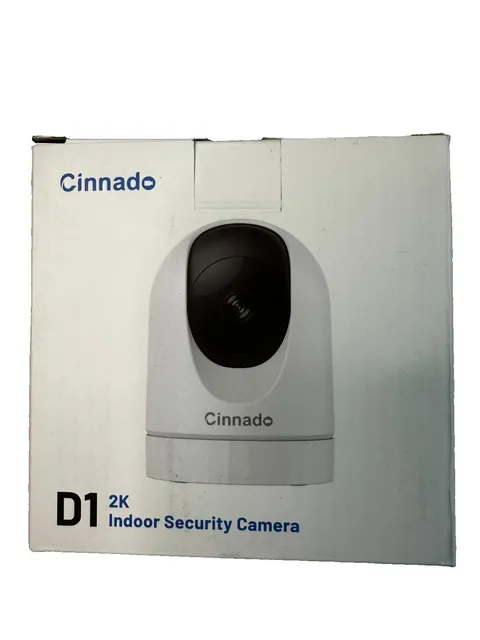 Cinnado D1 2K Indoor Security Camera WiFi Home PTZ IP Monitor Baby Pet Open Box