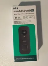 Blink - Wired Doorbell 2K+ Head-to-Toe 2K video doorbell