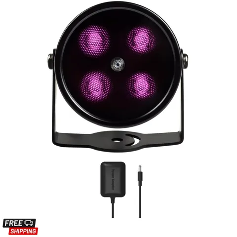 80ft IR Illuminator | AI4 No Hot Spot Wide Angle Infrared Light for Security ...