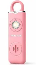 Police Personal Safety Alarm 130dB Rechargeable Emergency Self Mini, Pink 