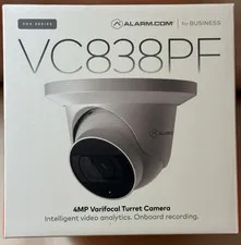 Alarm Com Next-Generation 4MP Varifocal Turret PoE Security Camera (ADC-VC838PF)