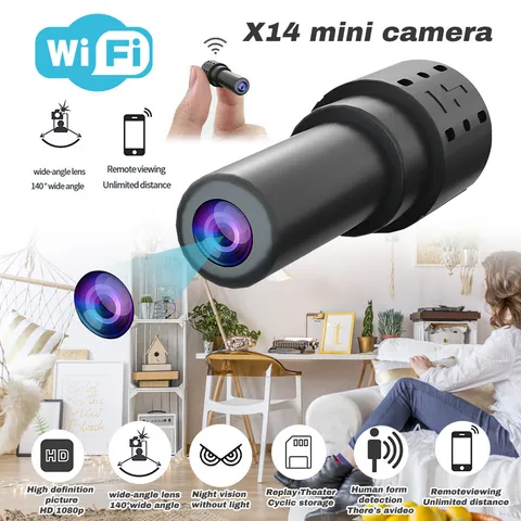 HD 1080P Camara De Seguridad WiFi Inalambrica Casa Con Vision Nocturna y Audio