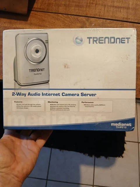 Trendnet Medianet Tv-ip212 2 Way Camera And Audio New