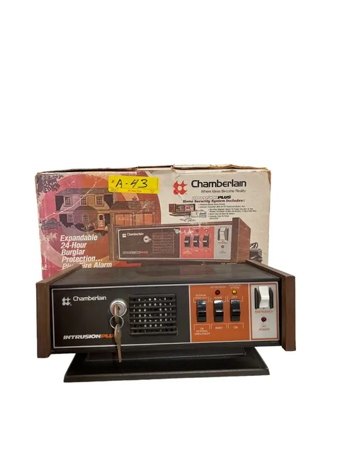 Vtg 1970's Chamberlain Intrusionplus Wired Home Security System - Untested