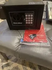 Voncabay S17 Small Digital Security Money Safe , Black , Brand New