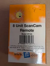 LOT OF 2 - X-10 8 Unit ScanCam Remote Model CR12A - LOT OF 2 - NOS