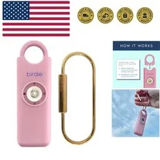 She’s Birdie–The  Personal Safety Alarm for Women by Women–Loud Siren, Strobe...