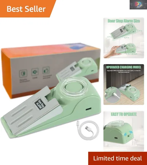Portable 120DB Door Stop Alarm with USB-C Charging