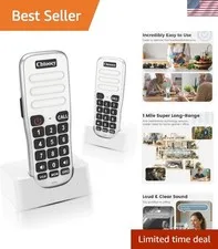 Intercoms Wireless for Home, 1 Mile Long Range for House Business Office, Han...