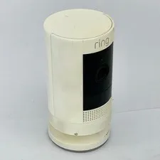 Ring 5UM7E5 Stick Up Cam Security Camera - White (No Battery)