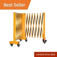 LTSEAME 16.5FT Expandable Barricade Yellow