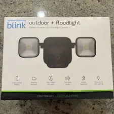 Blink - Floodlight Mount Accessory for Outdoor Camera Black with Micro USB, NEW