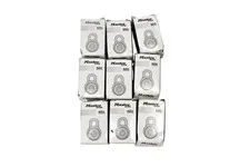 Master Lock Block Guard Combination Padlocks Lot Of 9 Black Dial Silver Locker