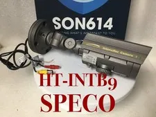 SPECO HTINTB9 Security Color Camera W/5-50mm 650TVL VandalProof (SN:4358) TESTED