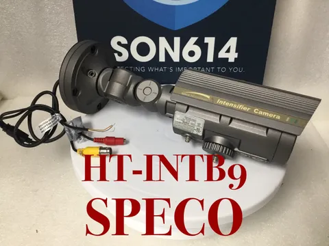 SPECO HTINTB9 Security Color Camera W/5-50mm 650TVL VandalProof (SN:4358) TESTED