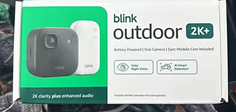 Blink Outdoor 2K+ Wireless Battery Camera w/ Sync Module (1 Cam)