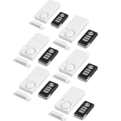 Wireless Entry Home Door Window Burglar Alarms Safety Security Magnetic 6 Packs