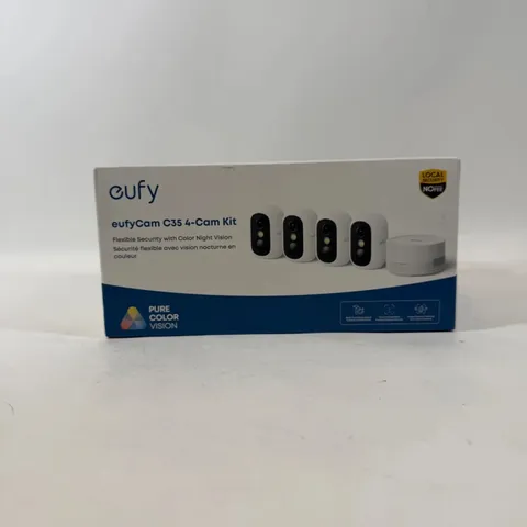 New Eufy C35 4-Cam Night Vision White E8110123