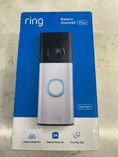 Ring - Battery Doorbell Plus (newest model) Retinal 2K with wide-angle video,...