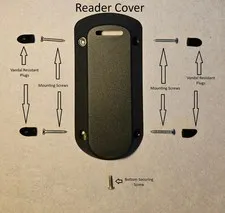 HID SIGNO 20 VANDAL RESISTANT READER COVER
