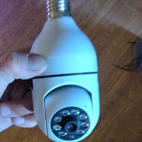 Wi-Fi Bulb Security Camera 1080p Night Vision Indoor White Alexa/Google