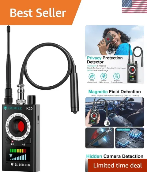 LED Laser Scanning Hidden Camera Detector - Advanced Privacy Protection Device