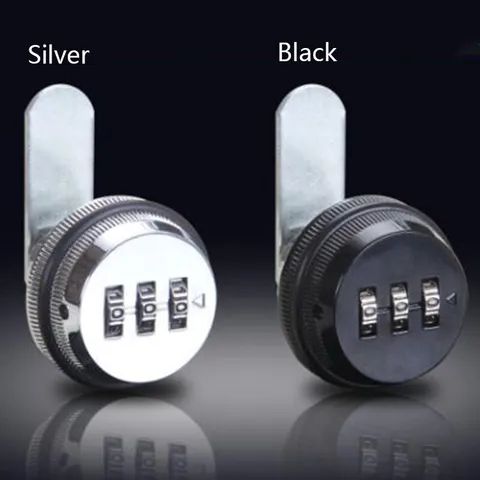 New 3 Digit Combination Password Box Lock 20mm Smart Cam Code Lock Zinc Alloy