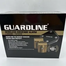 Guardline 500 Foot Range Wireless Driveway Alarm System (2 Sensors 1 Receiver)