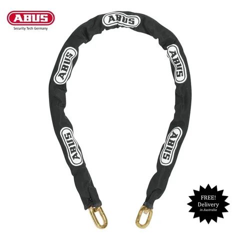 Abus Chain 8KS140BLK 140cm Length 8mm Diameter Hardened Security Chain