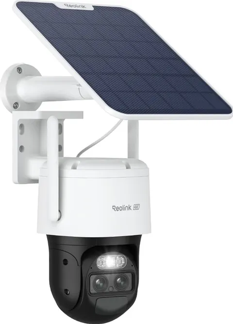 NEW SEALED Reolink TrackMix 4K Dual Lens PTZ Solar WiFi Security Camera + Panel