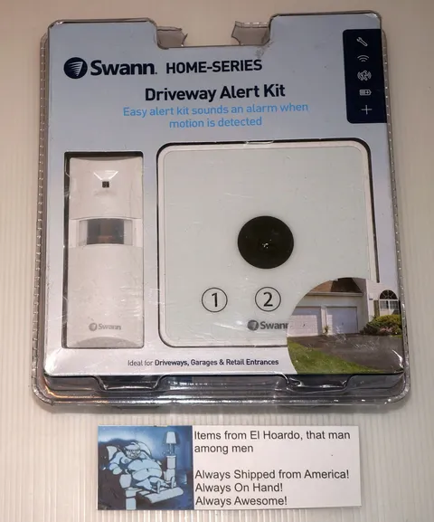 Swann Driveway Wireless Alert Kit Motion Detection Model SWADS-ALARMK-LW NEW!