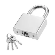 48 x 72mm Heavy Duty Lock Alloy Steel High Security Padlock with 4 Keys