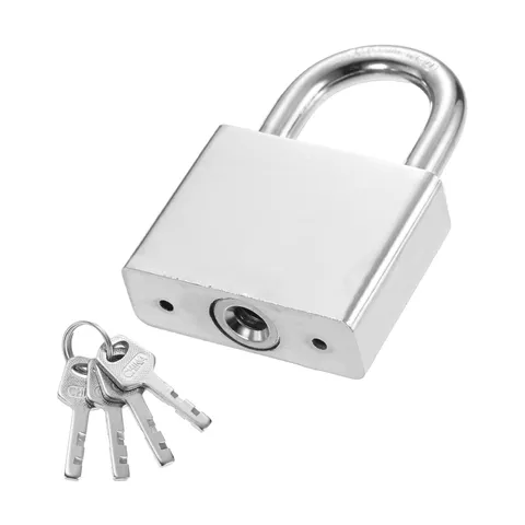 48 x 72mm Heavy Duty Lock Alloy Steel High Security Padlock with 4 Keys