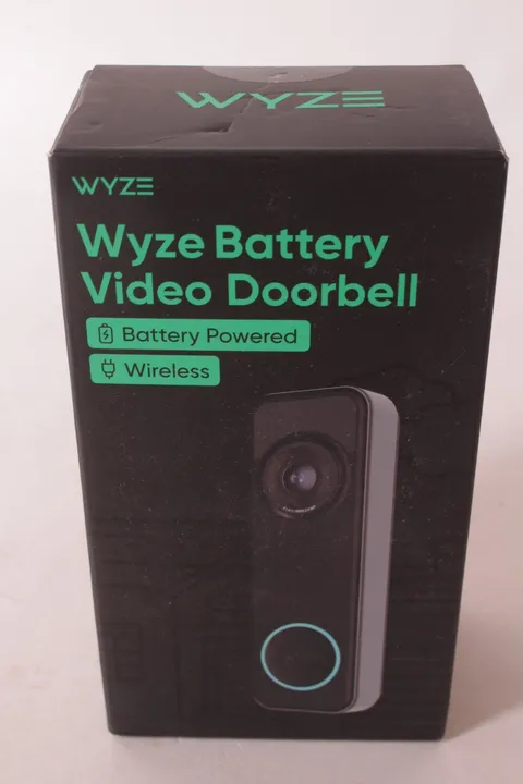 Wyze Battery Video Doorbell Wireless Camera, HD+ with Color Night Vision, 2-Way 