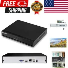 16-Channel 4K NVR 1080p/3MP/4MP/5MP/8MP Ultra HD Network Video Recorder Cloud...